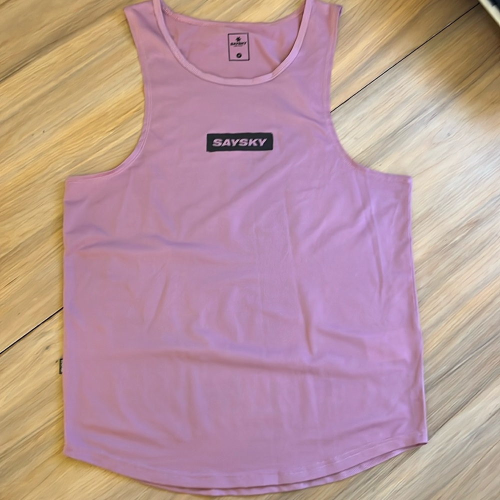 CLOSING! Saysky Running Unisex Singlet.  Special Edition.  Size M. Orchid EUC
